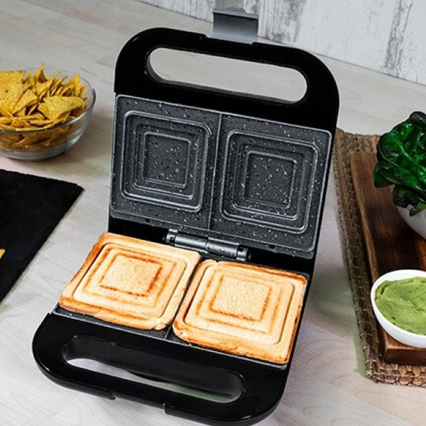 Smörgåsmaskin Cecotec Rock´nToast 750W Svart Rostfritt Stål 750 W - 6