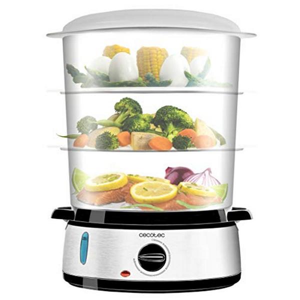 Ångkokare Cecotec Vapovita 3000 800W 9 L Grå Rostfritt stål 800 W - 2