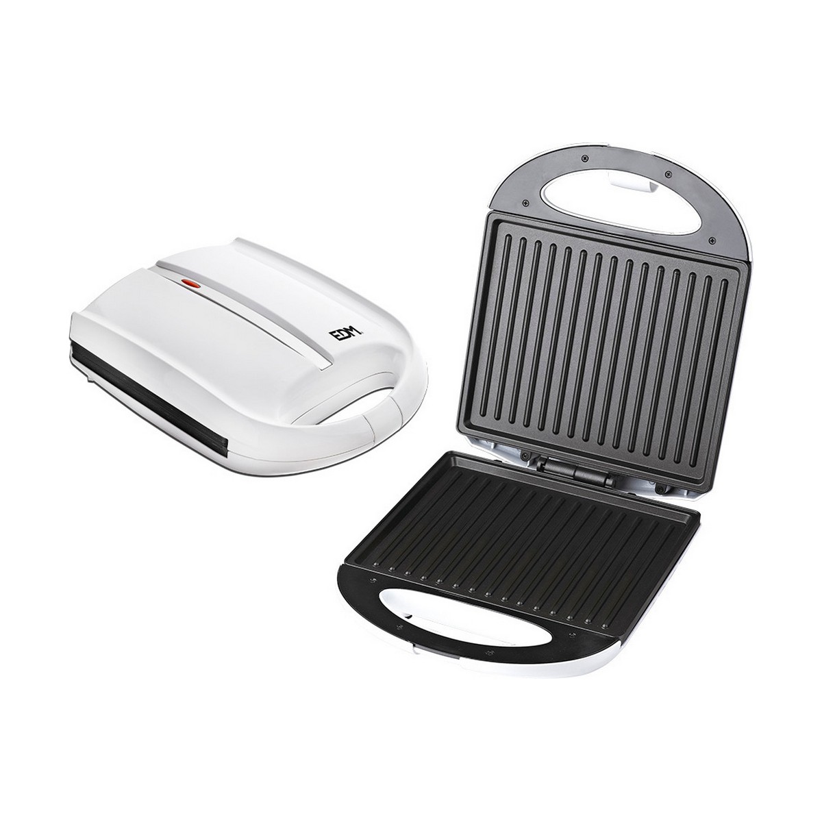Smörgåsmaskin EDM 07665 Vit (1400 W) - 2