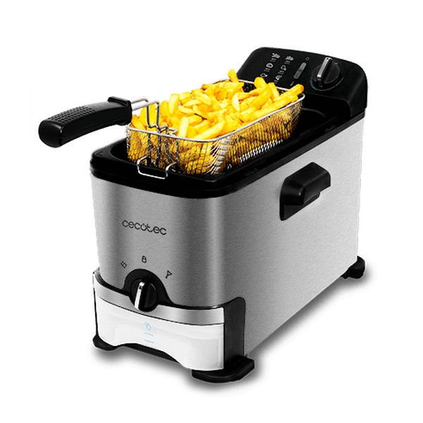 Fritös Cecotec CleanFry 3000 ProFilter 3 L 2000W Svart 2000 W