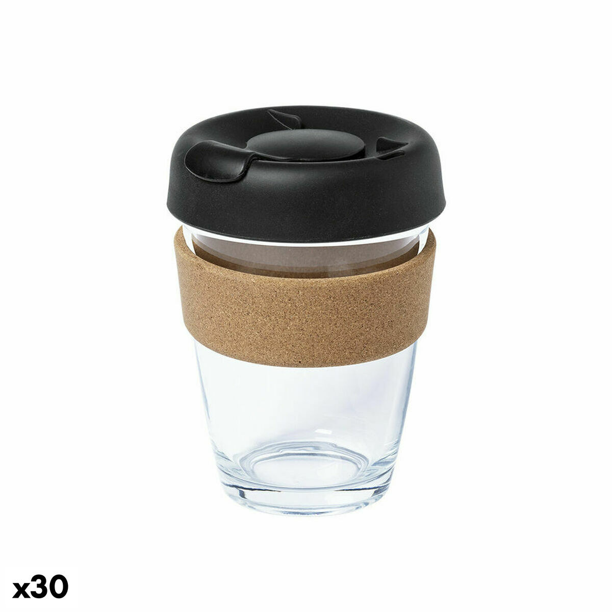 Glas 146918 Kork Termisk 350 ml (30 antal), Färg: Transparent