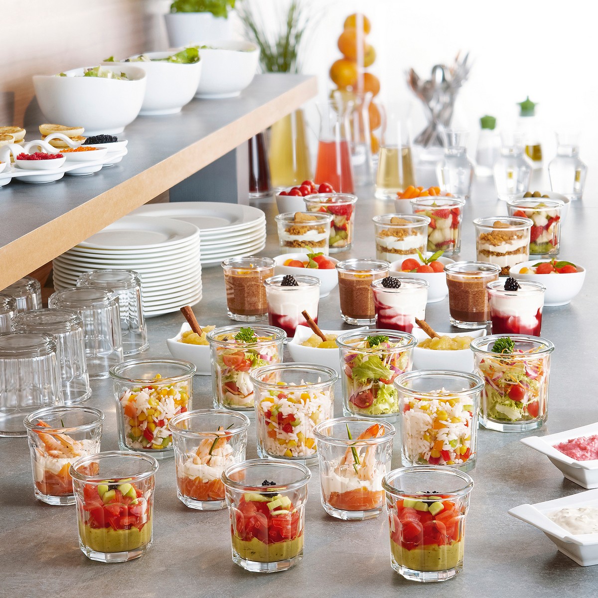 Set med snapsglas Arcoroc Eskale Glas 6 antal (90 ml) - 2