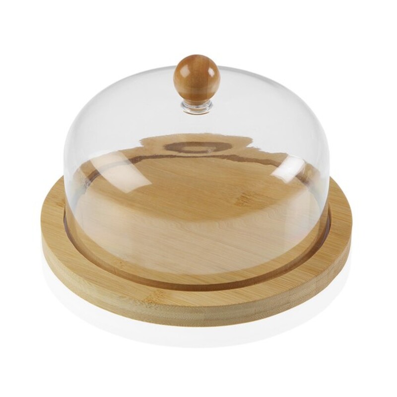 Osttallrik Versa Bambu polystyren Trä MDF (Ø 10 cm)