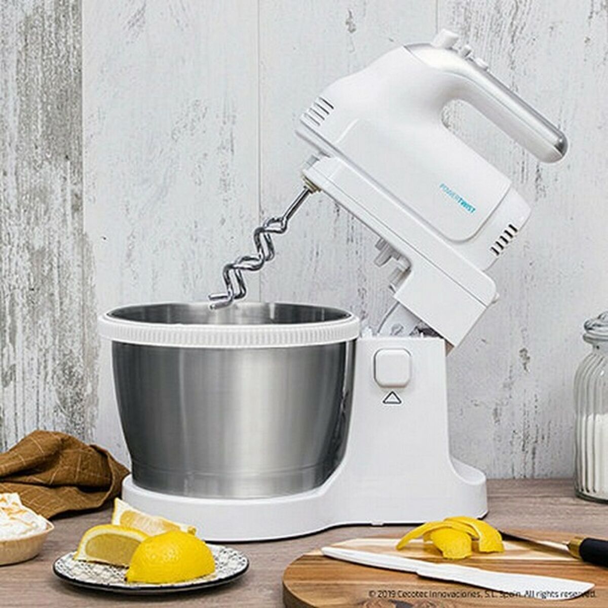 Blender-Mixer Cecotec PowerTwist Steel 500W 3,5 L Vit Rostfritt stål - 10
