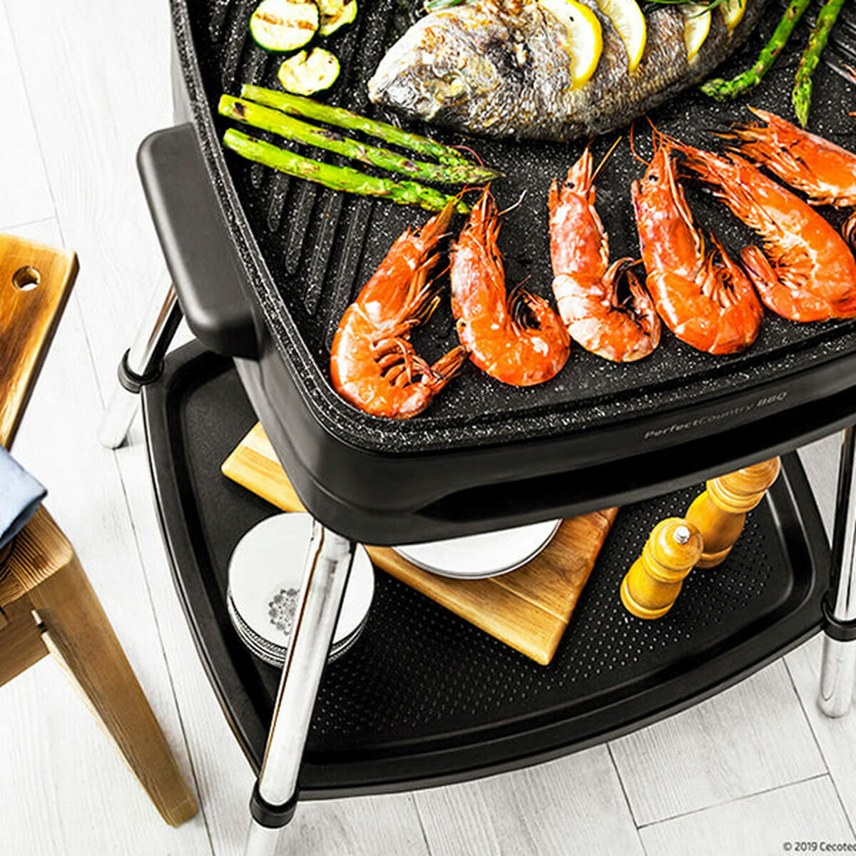 Elektriska Grillen Cecotec PerfectCountry BBQ 2000W Rostfritt stål Aluminium - 2