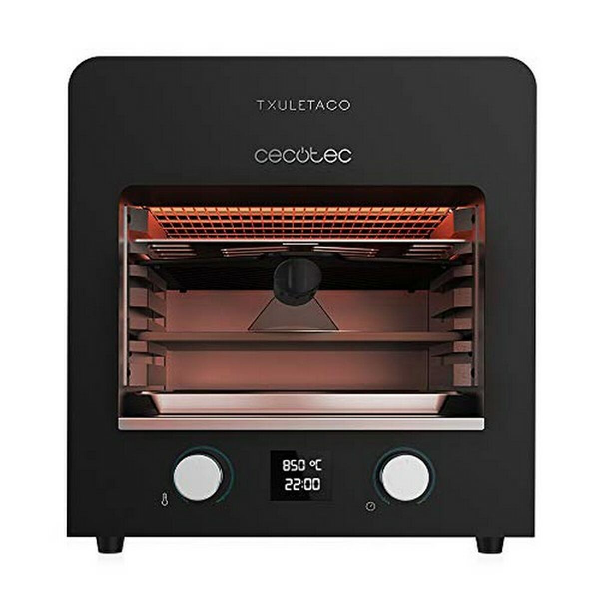 Elektriska Grillen Cecotec Txuletaco 8000 Inferno 850ºC 2200W Svart