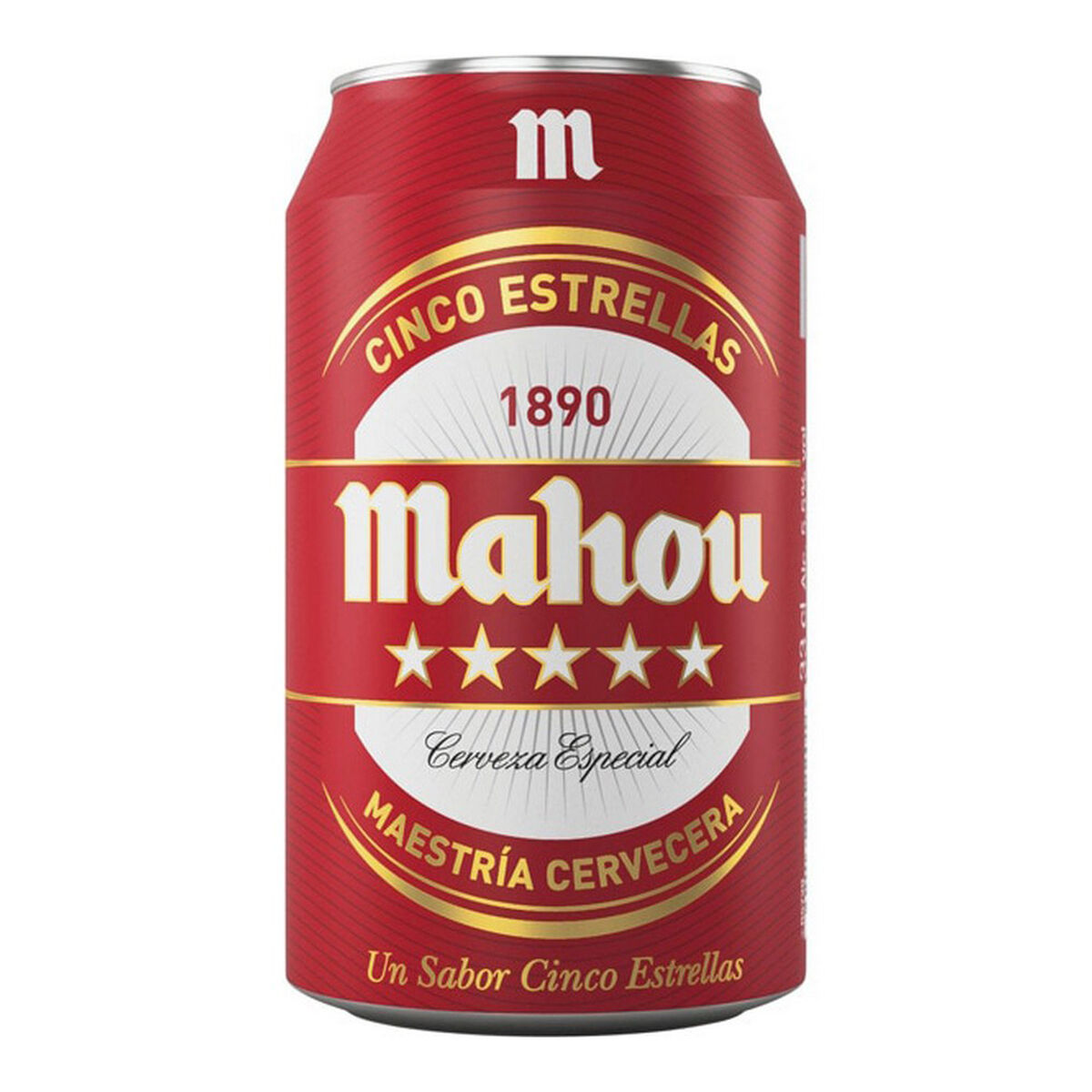 Öl Mahou 5 Estrellas (33 cl)