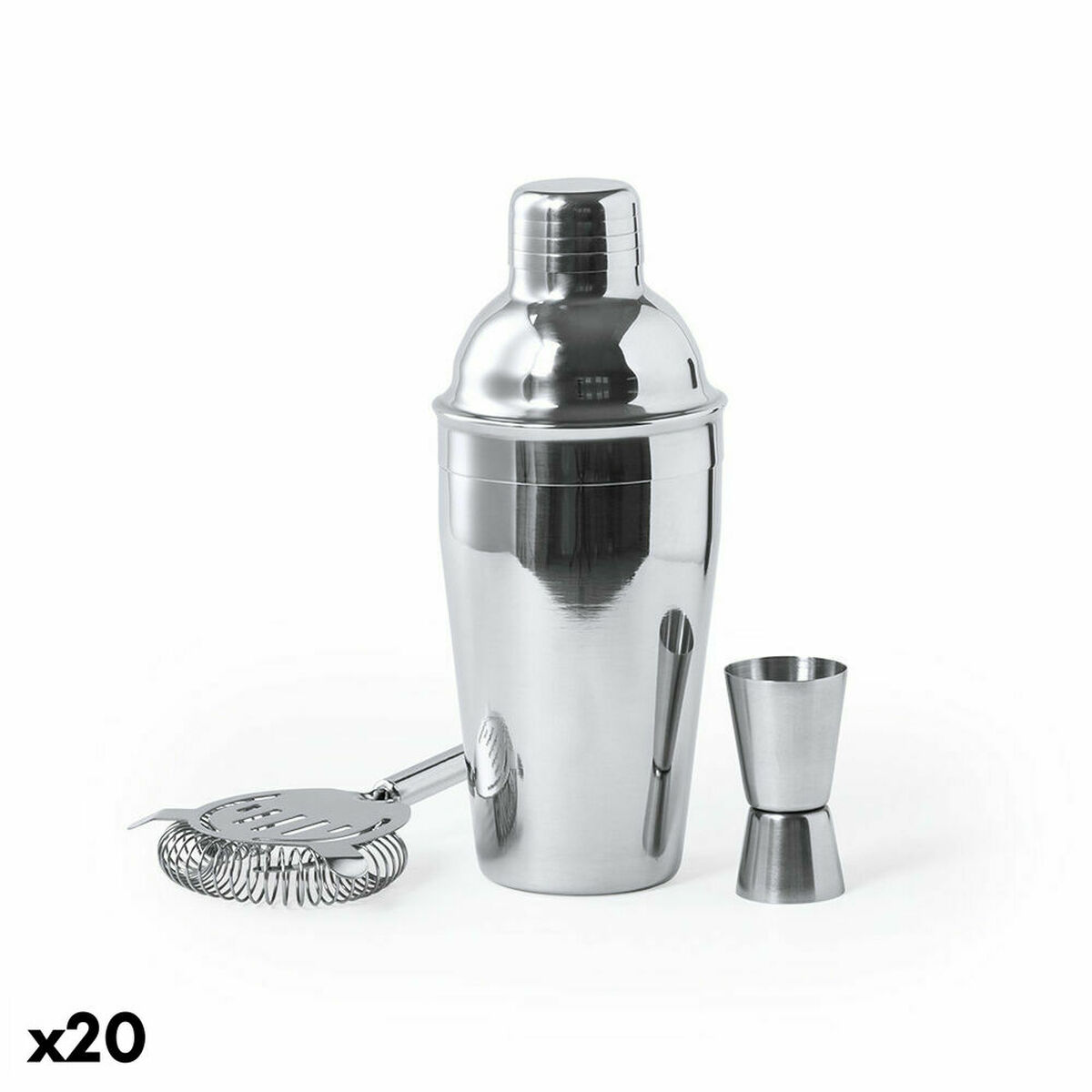 Cocktailset 141054 (550 ml) (20 antal), Färg: Silvrig