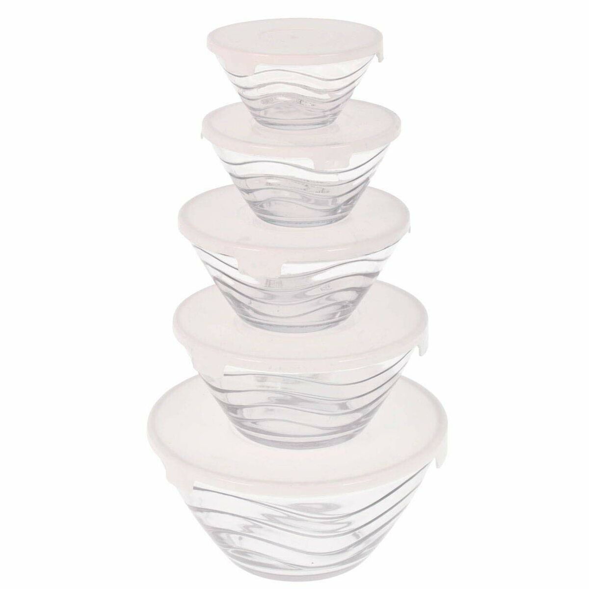 Lunchlådor, set Excellent Houseware Glas (5 antal)