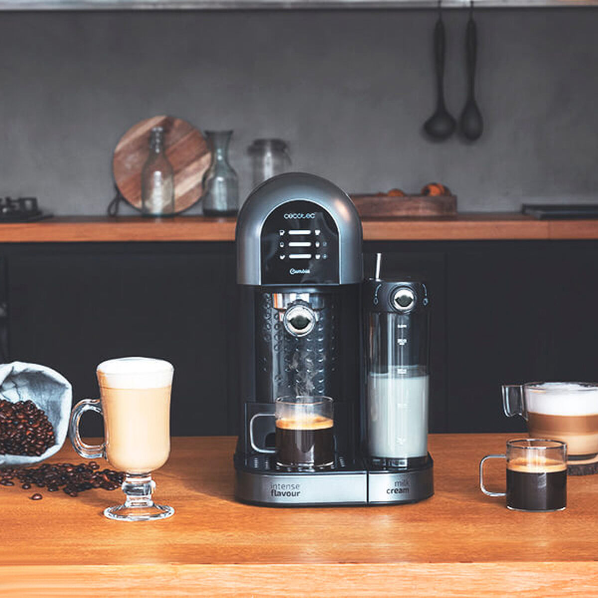 Espressobryggare Cecotec Cumbia Power Instant-ccino 20 Chic 1,7 L 20 bar 1470W Svart - 6