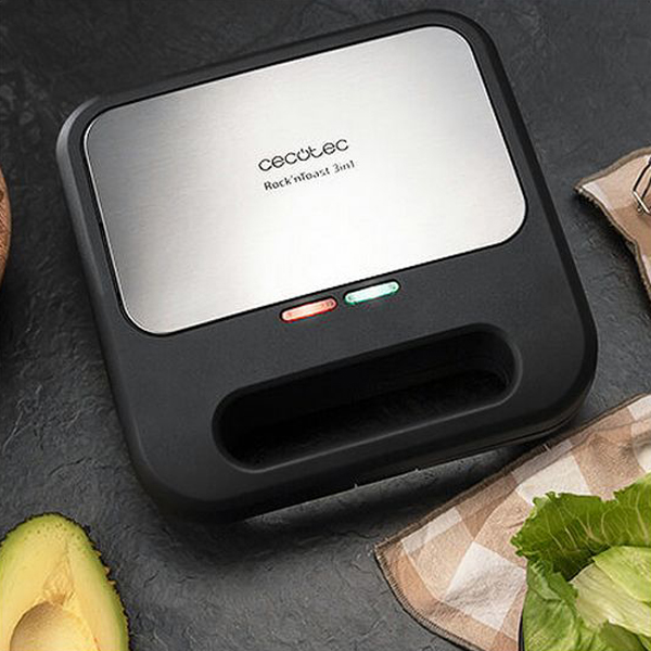 Smörgåsmaskin Cecotec RocknToast 3in1 800W - 3