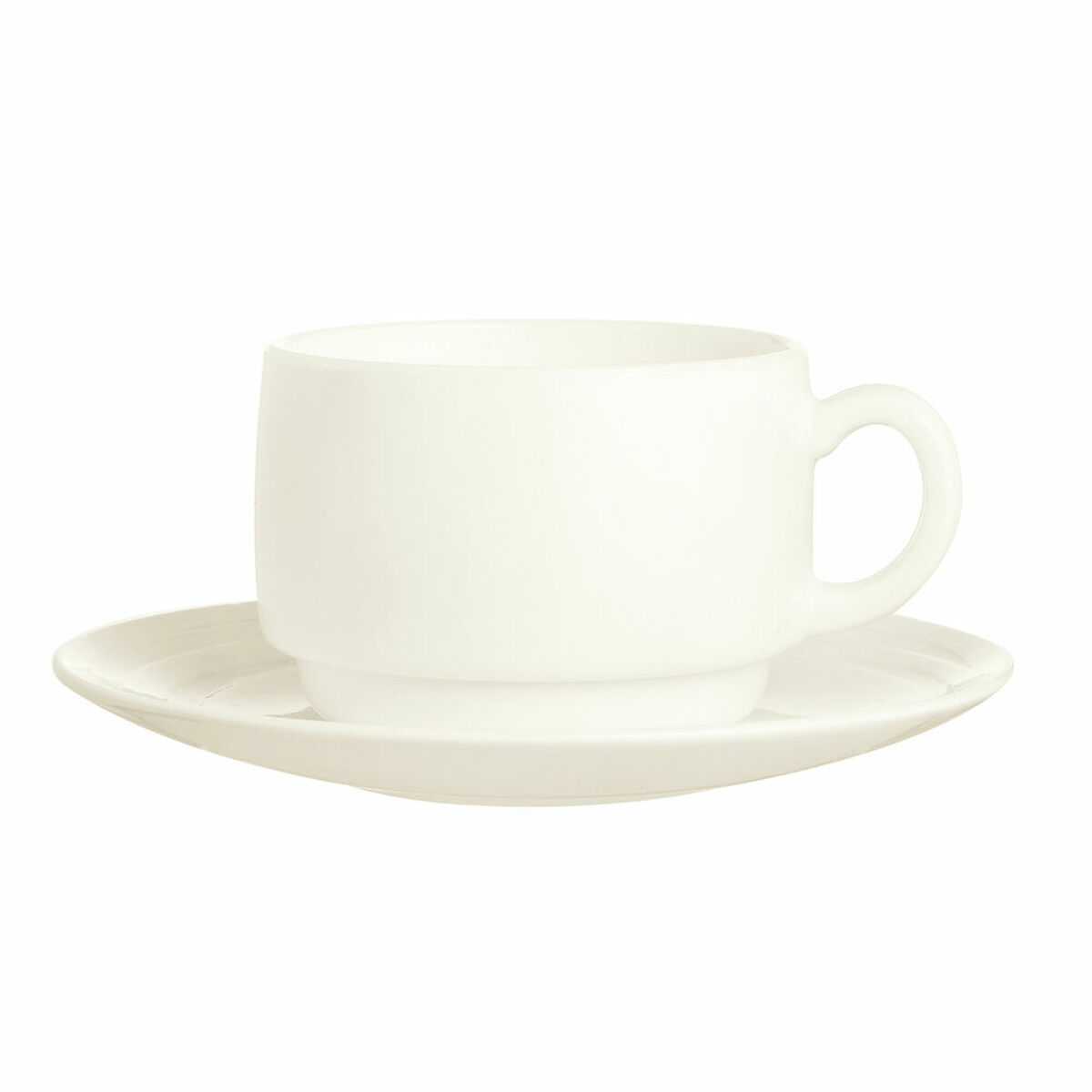 Set med kaffekoppar Arcoroc Intensity Zenix 12 antal Beige Glas (19 cl) - 3