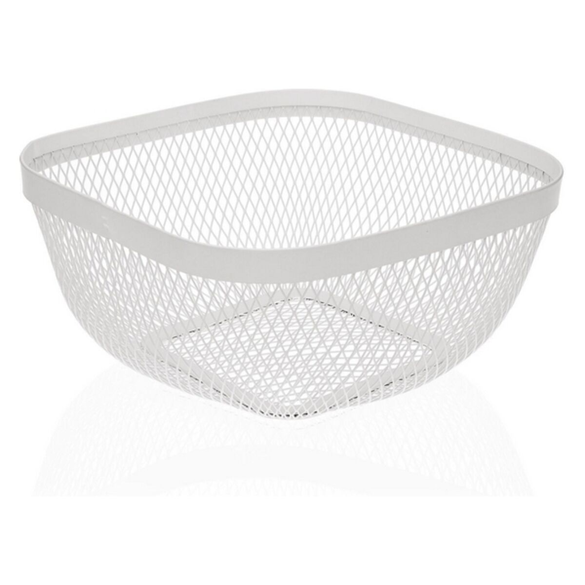 Fruktskål Metall Stål (26,5 x 12,5 x 26,5 cm), Färg: Svart - 7