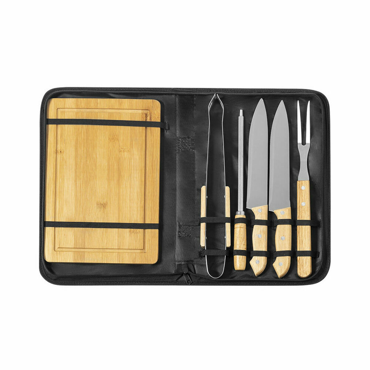 Grillredskap 141112 Bambu 10 antal (6 Delar), Färg: Svart - 2