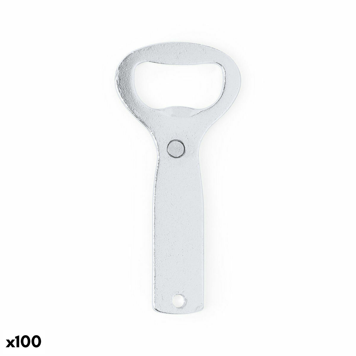 Flasköppnare 141119 Silvrig Aluminium 100 antal, Färg: Silver