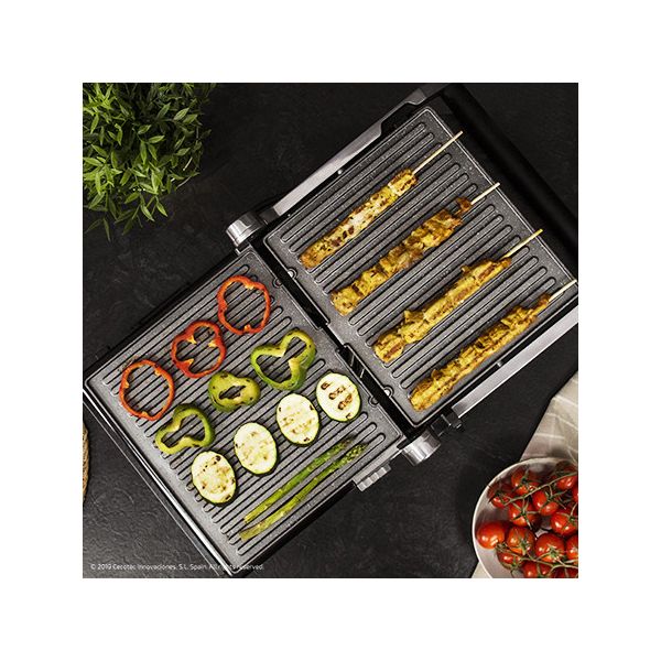 Kontaktgrill Cecotec Rock'nGrill Smart 2000W Svart Rostfritt stål - 2