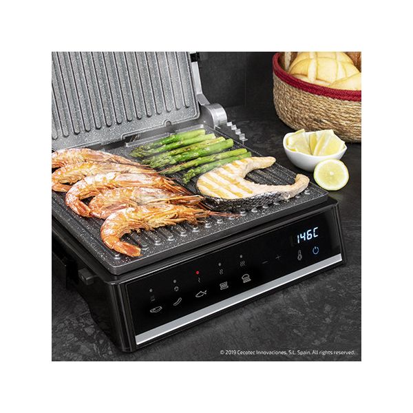 Kontaktgrill Cecotec Rock'nGrill Smart 2000W Svart Rostfritt stål - 3