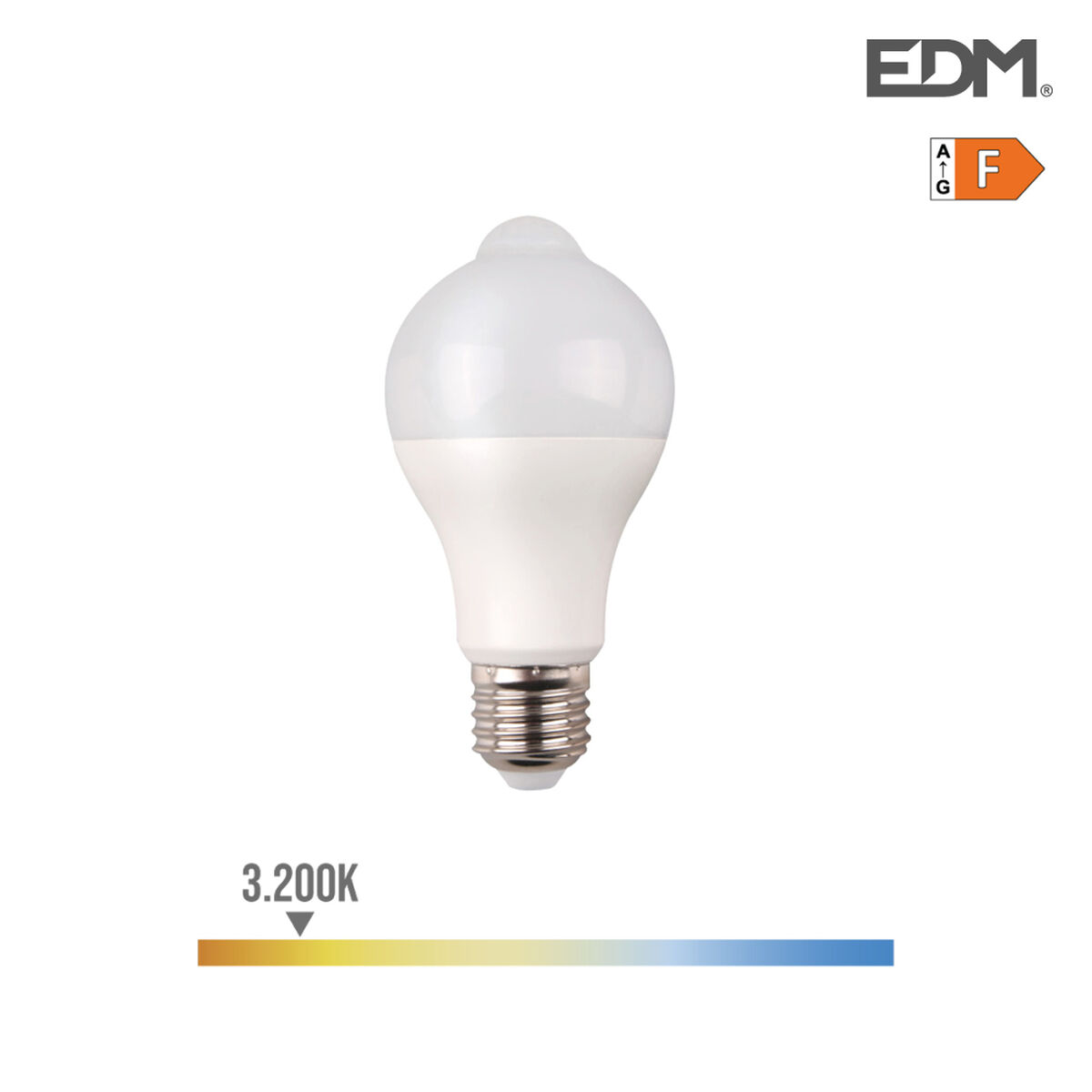 LED-lampa EDM 12W E27 A+ 1055 lm (3200 K)