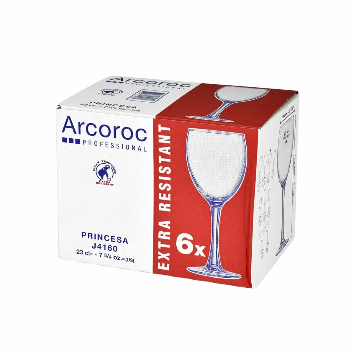 Vinglas Arcoroc Princess 6 antal 23 cl - 2