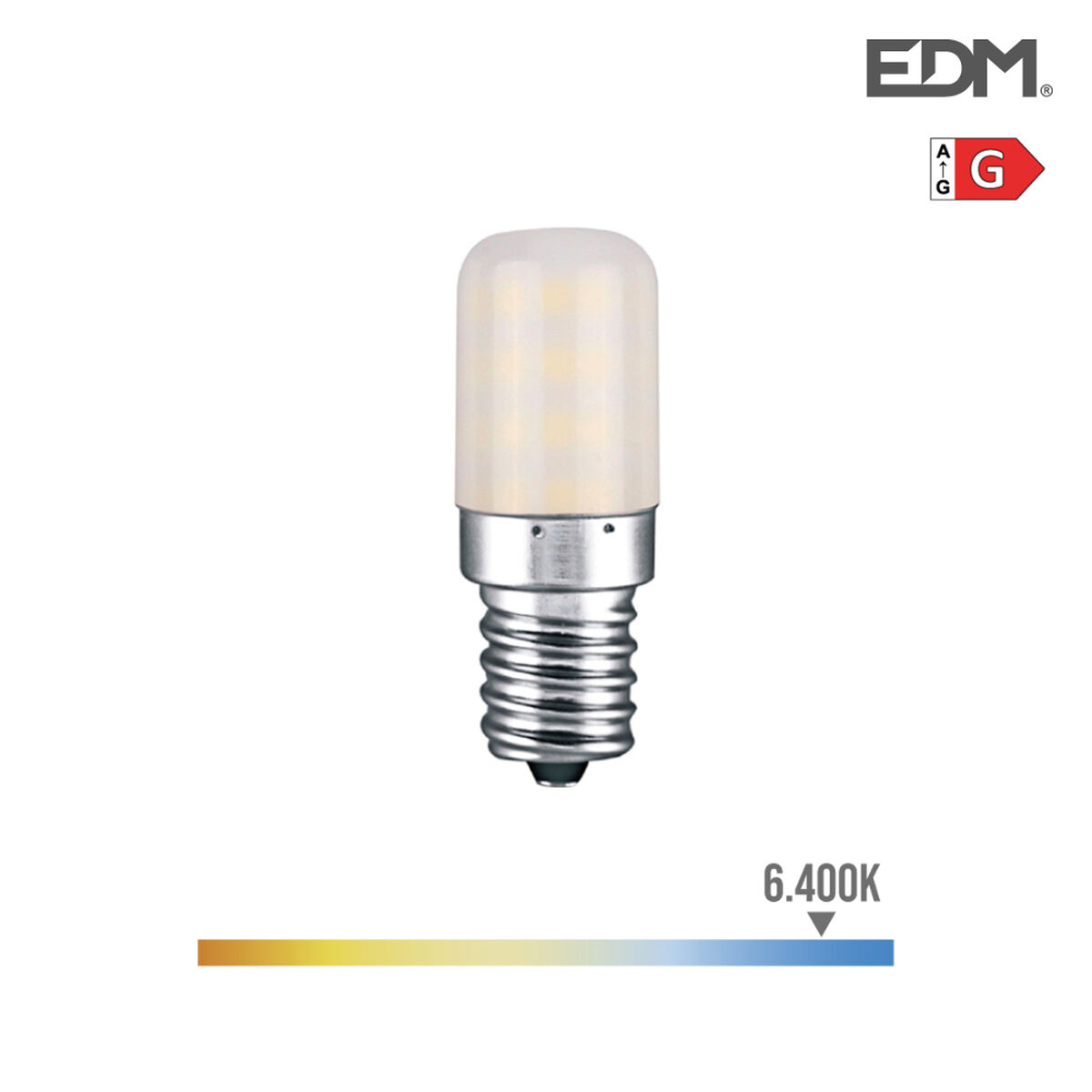 LED-lampa EDM A+ E14 3 W 300 lm (6400K)