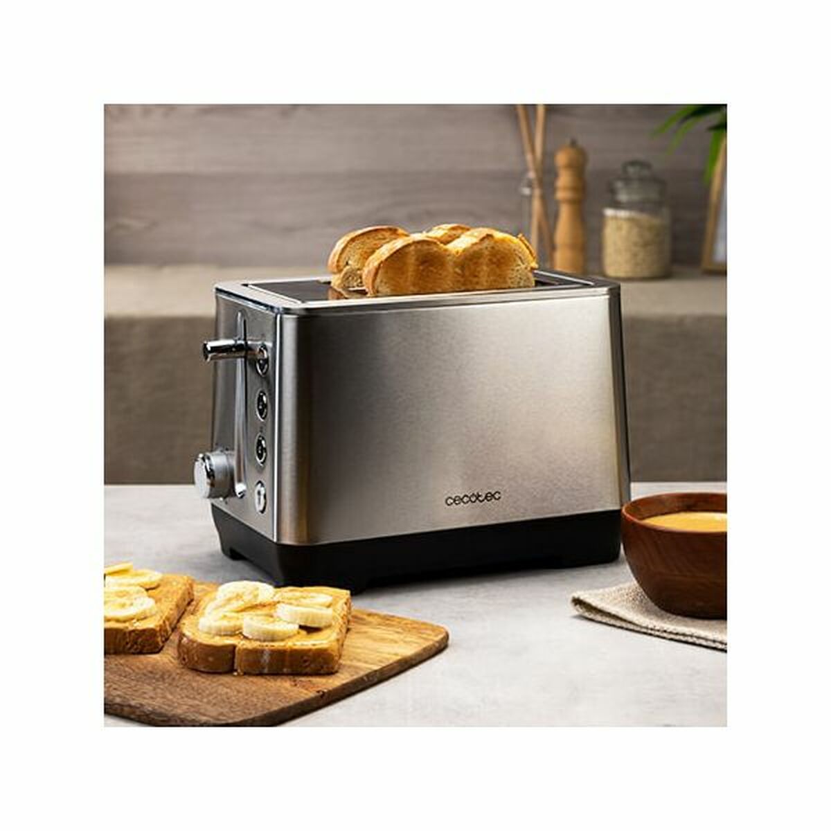 Brödrost Cecotec BigToast Double Rostfritt stål 1000 W - 8