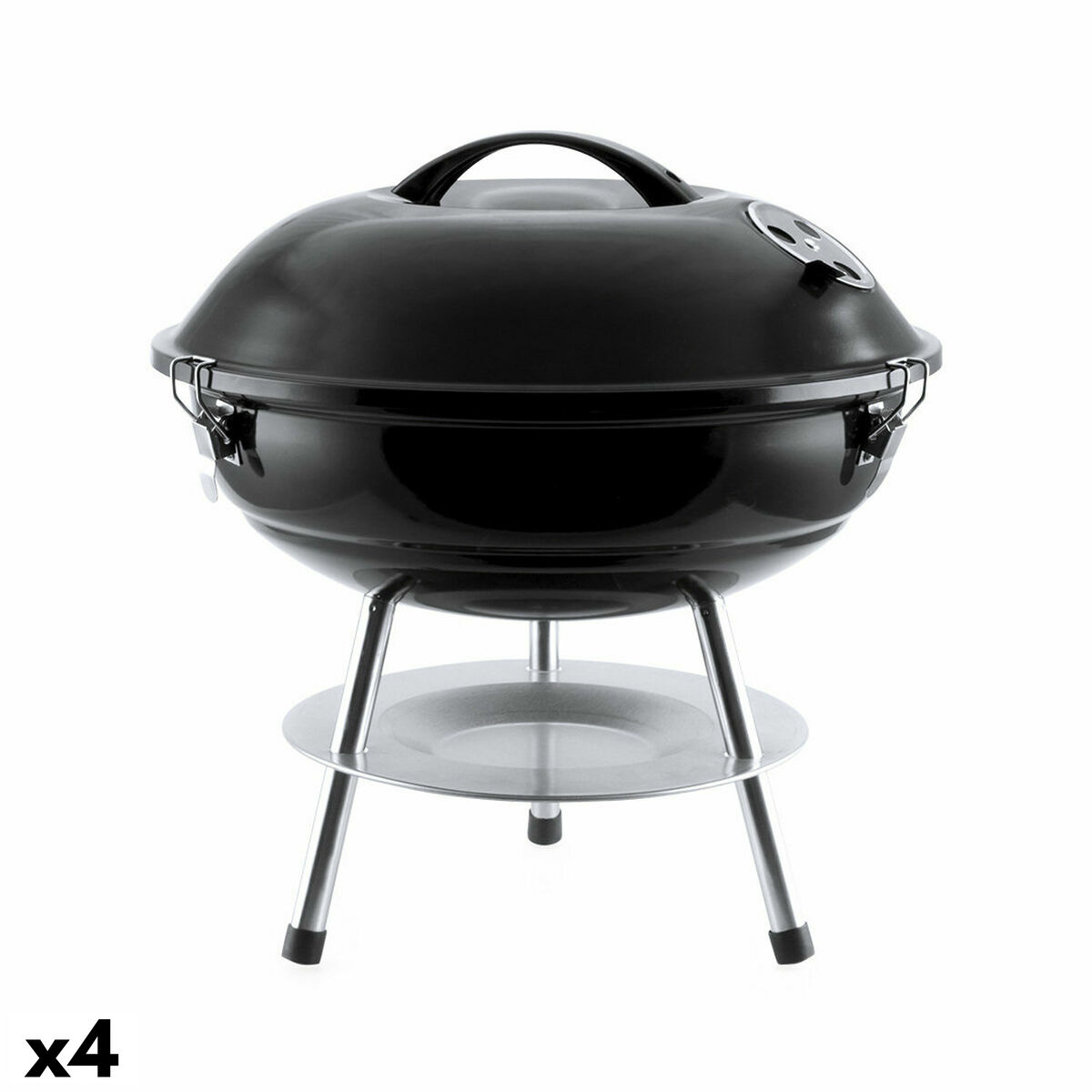 Bärbar Grill 141230 (4 antal), Färg: Svart
