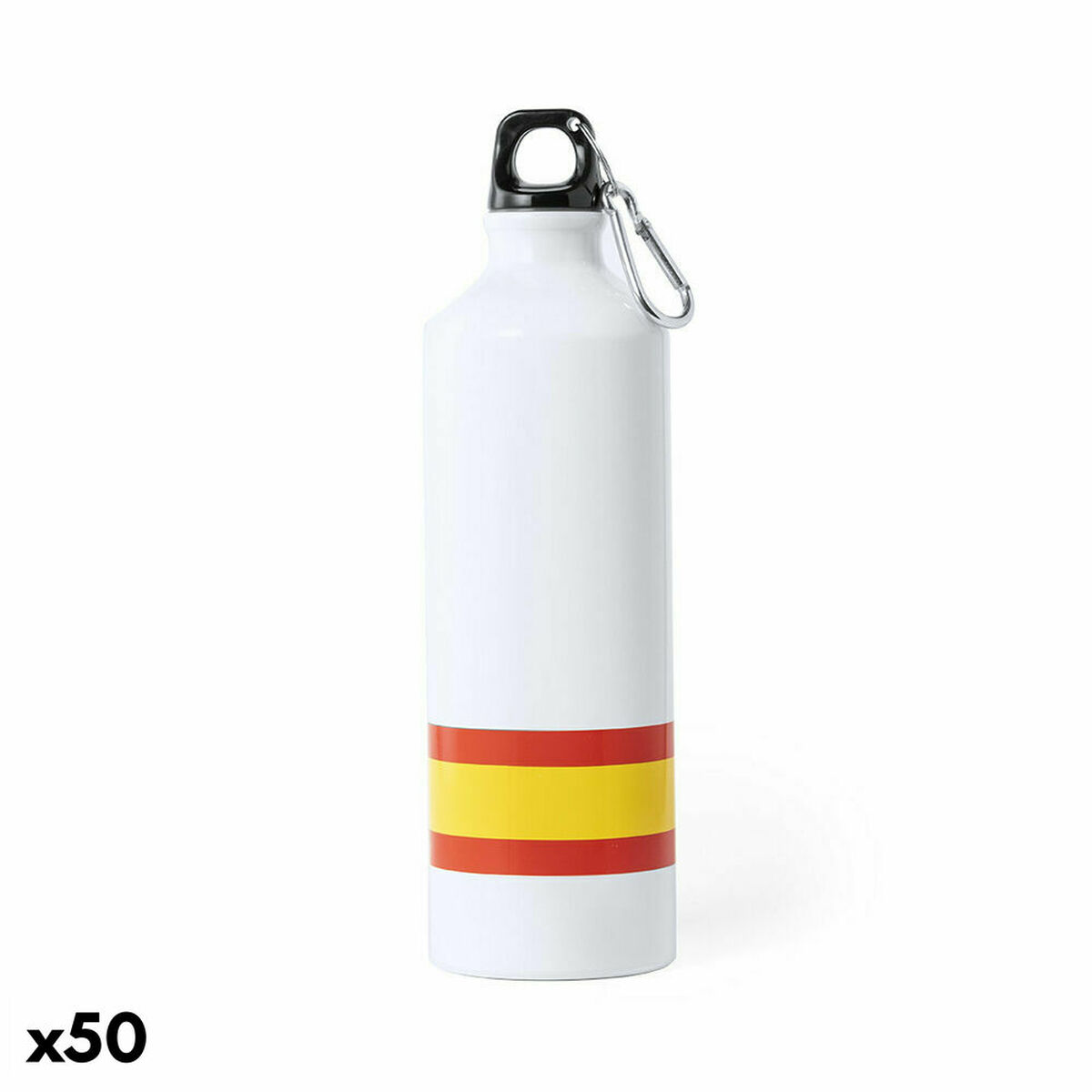 Vattenflaska i Aluminium 146977 Vit 800 ml (800 ml) (50 antal), Design: Spanien - 3