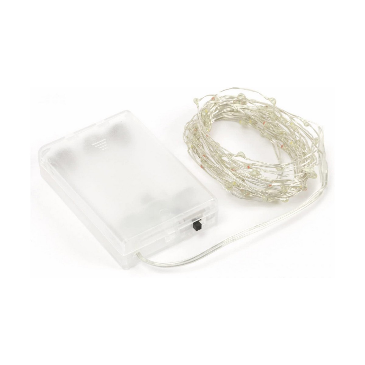 LED-krans EDM Silvrig Vit (2,05 m)