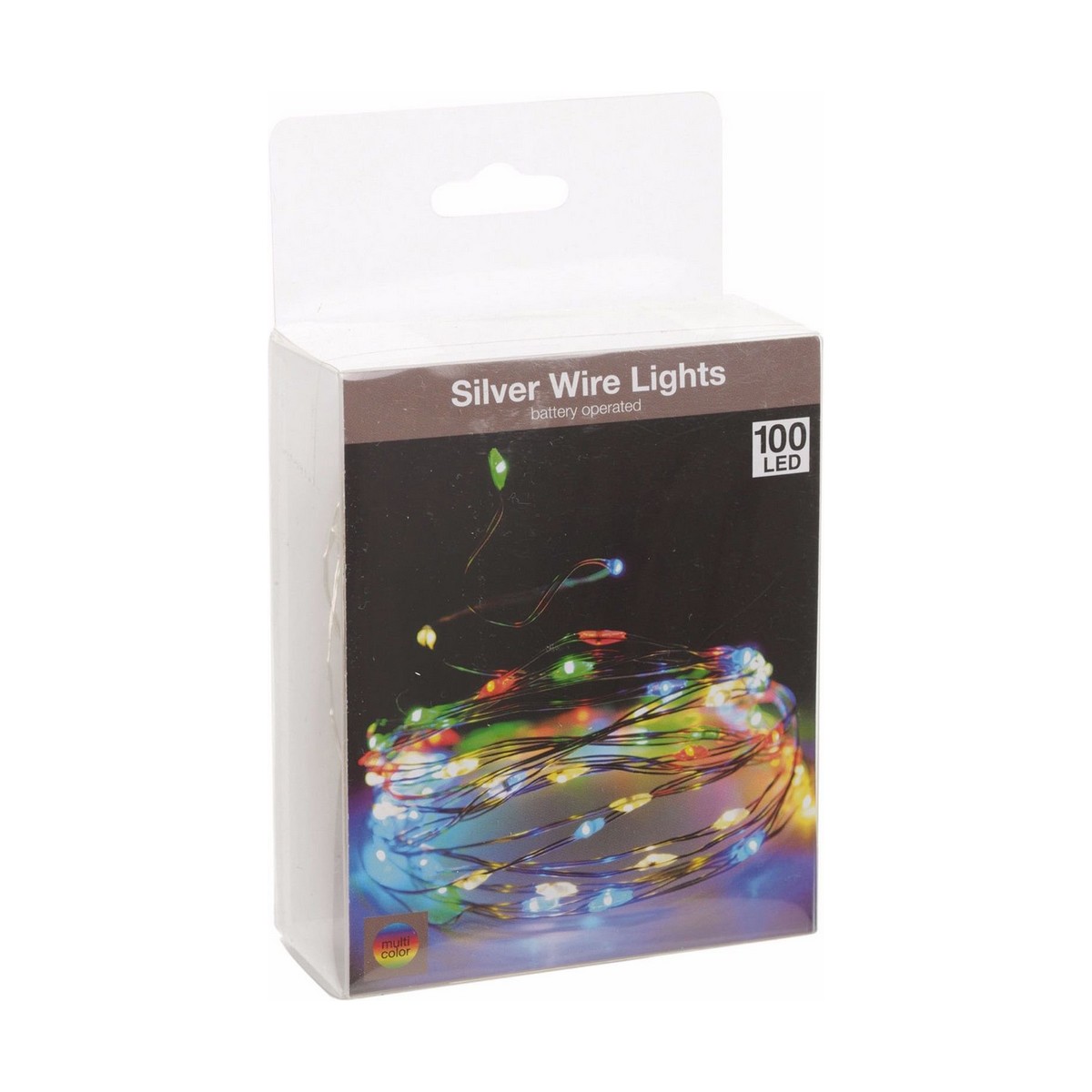 LED-krans EDM Silvrig Multicolour (2,05 m) - 4