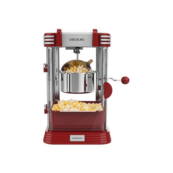 Popcornmaskin Cecotec Fun&Taste P´Corn Classic 500 ml 300W Röd Silvrig