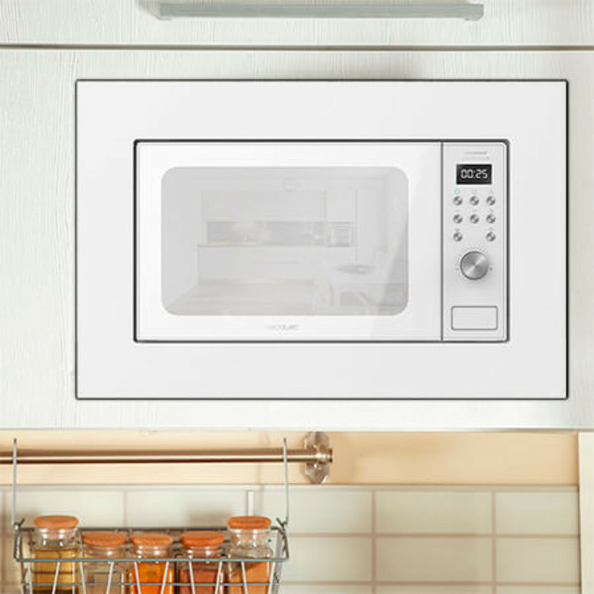 Inbyggnadsmikrovågsugn Cecotec GrandHeat 2000, Färg: Svart - 4