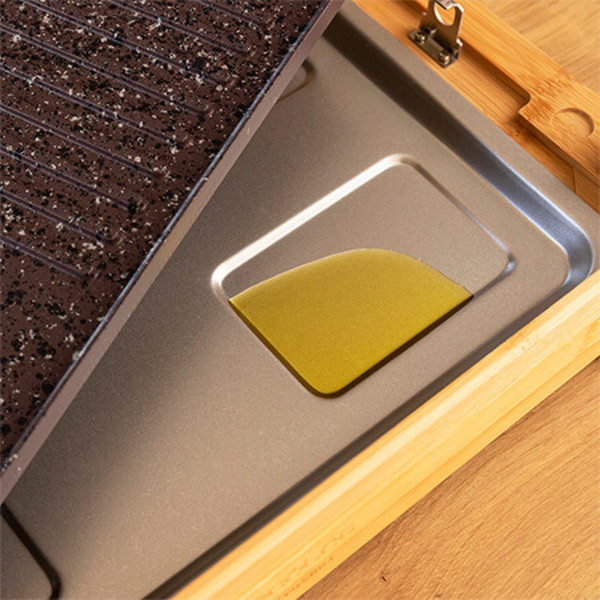Grillplatta Cecotec Tasty&Grill 2000 Bamboo MixStone 200W - 6