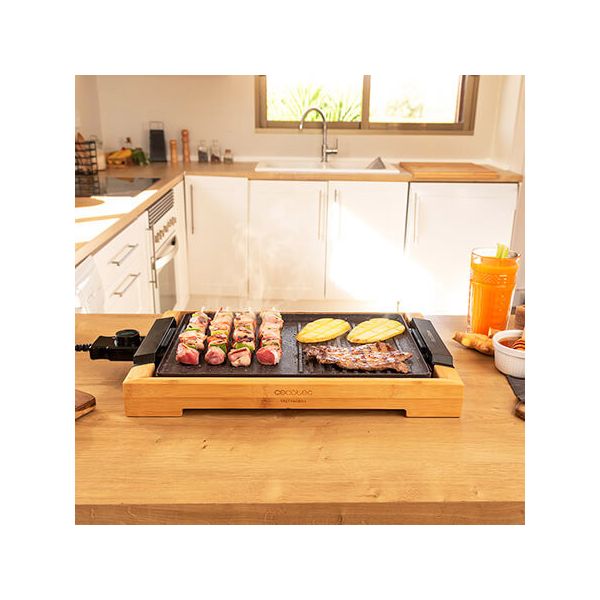 Grillplatta Cecotec Tasty&Grill 2000 Bamboo MixStone 200W - 4