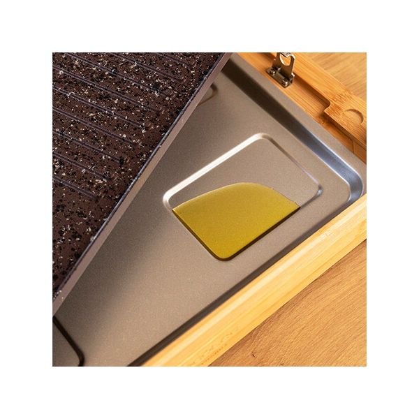 Grillplatta Cecotec Tasty&Grill 2000 Bamboo MixStone 200W - 3