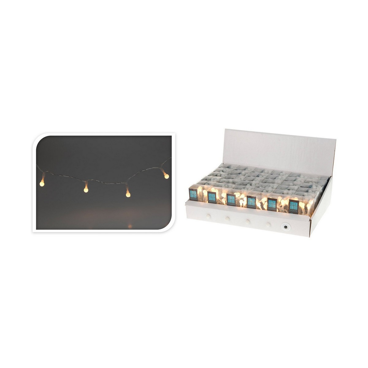 LED-krans Decorative Lighting Vit - 3