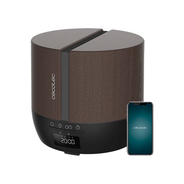 Luftfuktare PureAroma 550 Connected Black Woody Cecotec (500 ml)