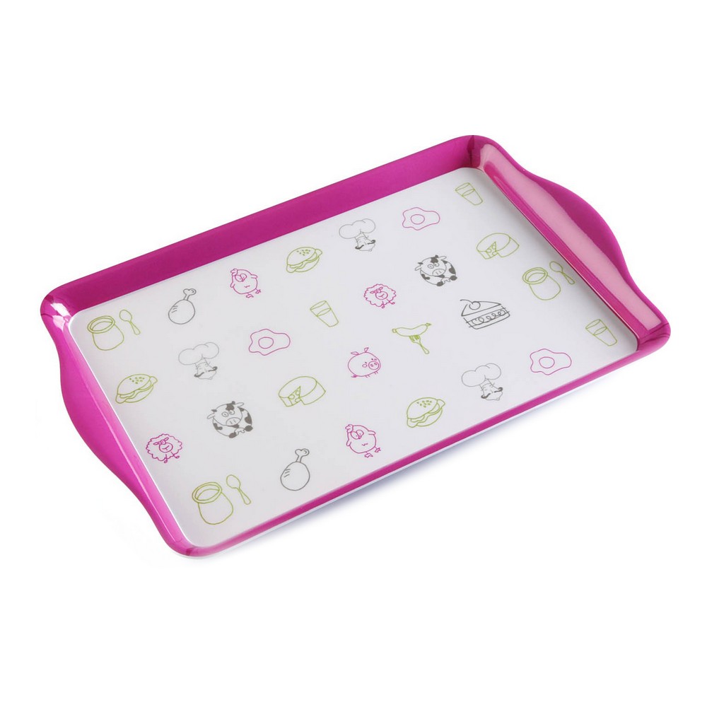 Snacksbricka Versa Bon Apetit Liten Purpur (28,5 x 3,5 x 45,5 cm)