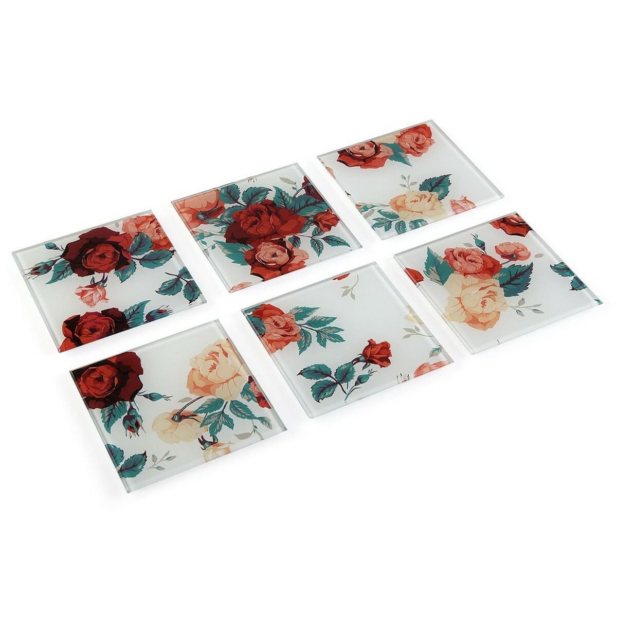 Underlägg Versa (4 x 10,5 x 10,5 cm) (6 Delar) - 4