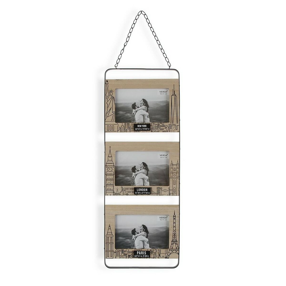 Fotoramar Versa Hängen Trä (1 x 19,5 x 35,5 cm) - 4