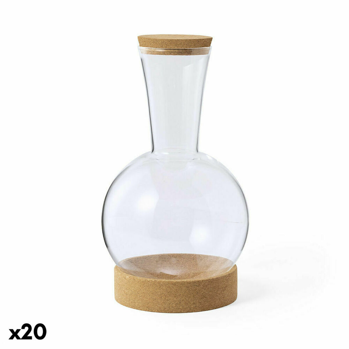 Vin Karaff 141280 Kork (1,7 L) (20 antal), Kapacitet: 1,7 l