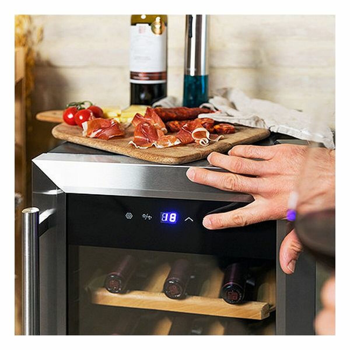 Vinbutik Cecotec GrandSommelier 15000 Inox Compressor 15 flaskor - 4