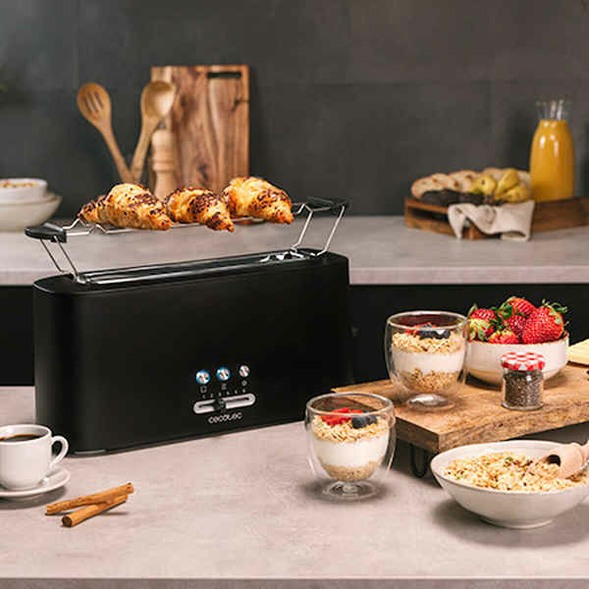 Brödrost Cecotec Toast&Taste 10000 Extra 980 W Svart - 4