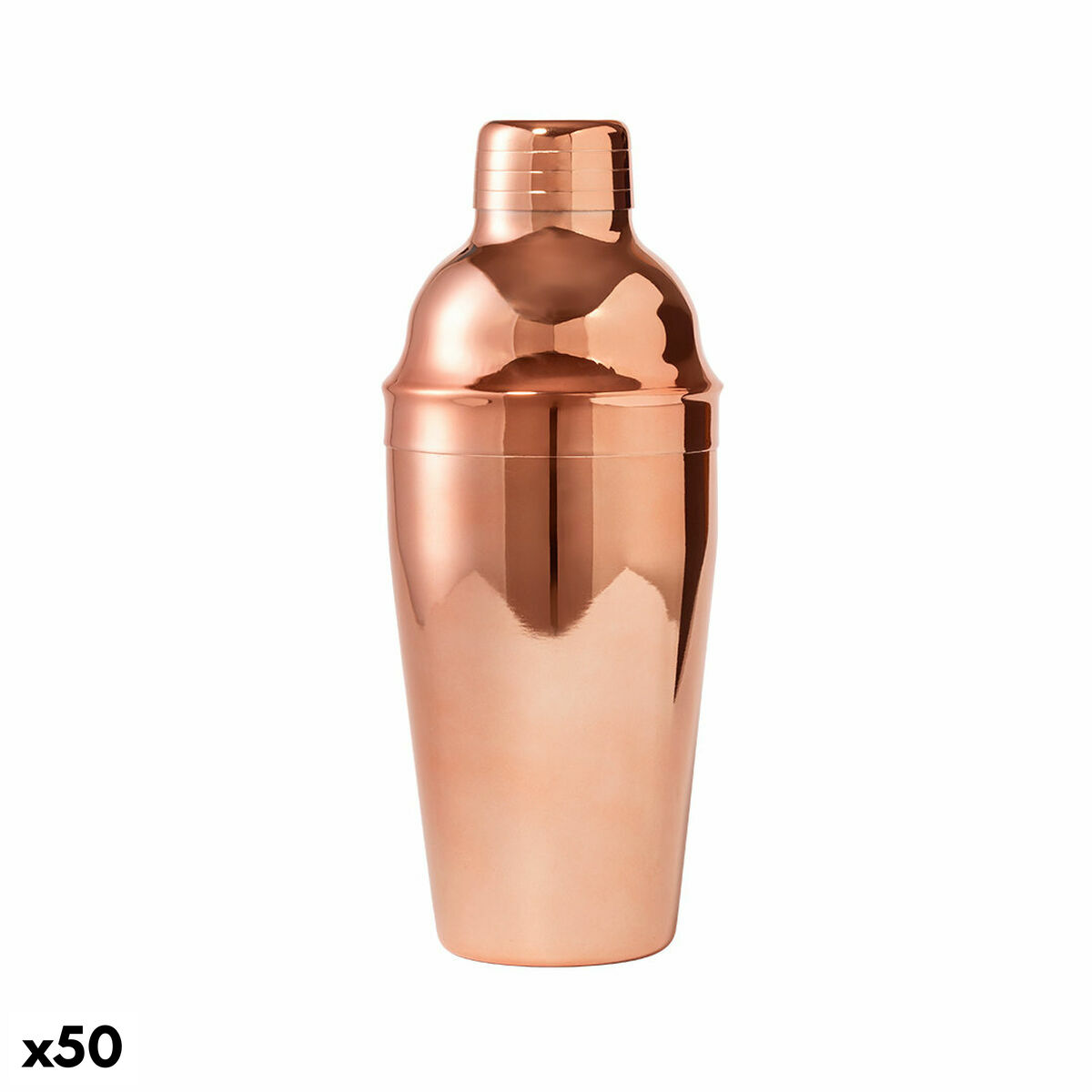 Cocktail shaker 141457 Rostfritt stål (550 ml) (50 antal), Färg: Guld