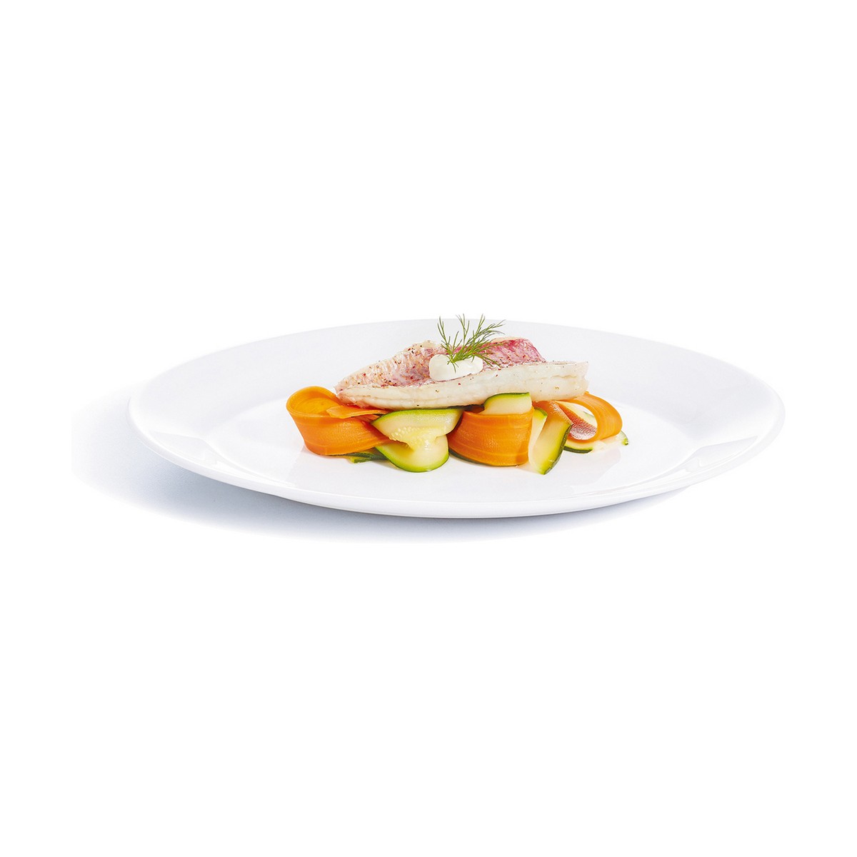 Bricka Arcoroc Vit Glas (6 uds) ( Ø 29 cm) - 2