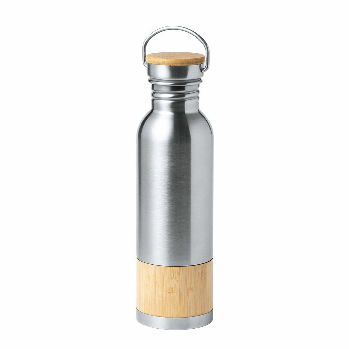 Vattenflaska i Aluminium 141476 Rostfritt stål (800 ml) (30 antal), Färg: Silvrig - 2