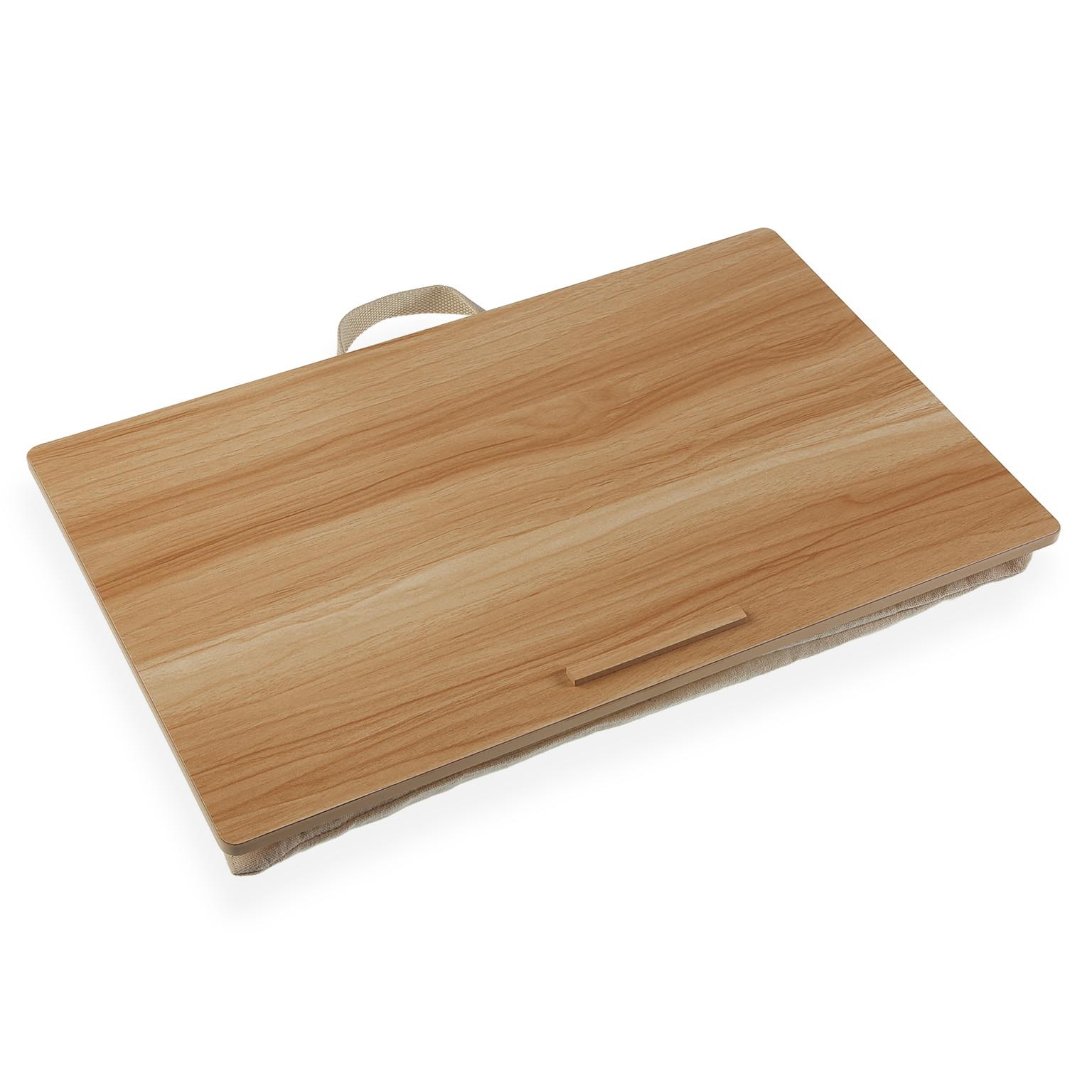 Bricka Brun Textil Trä MDF (30 x 4 x 48 cm)