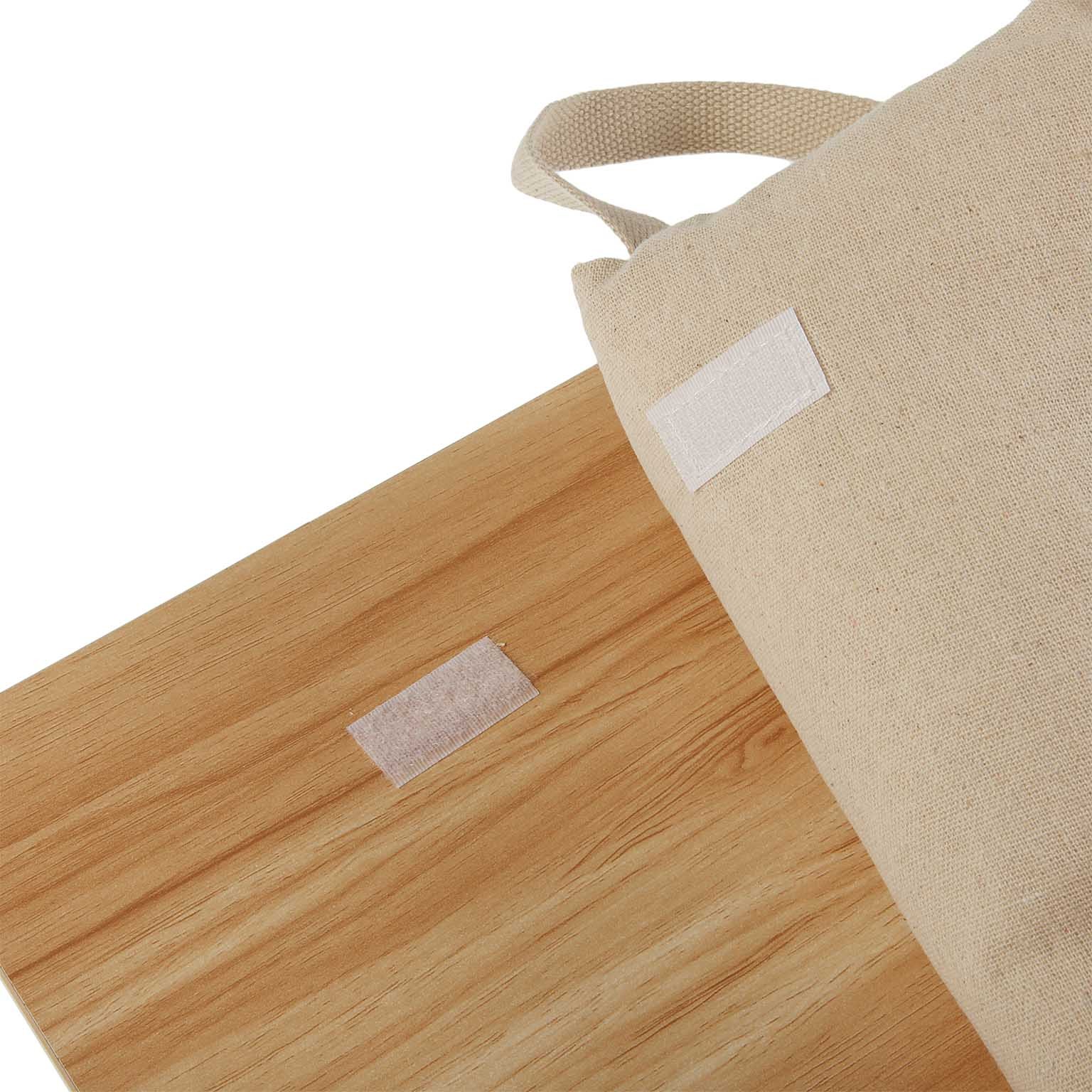 Bricka Brun Textil Trä MDF (30 x 4 x 48 cm) - 2