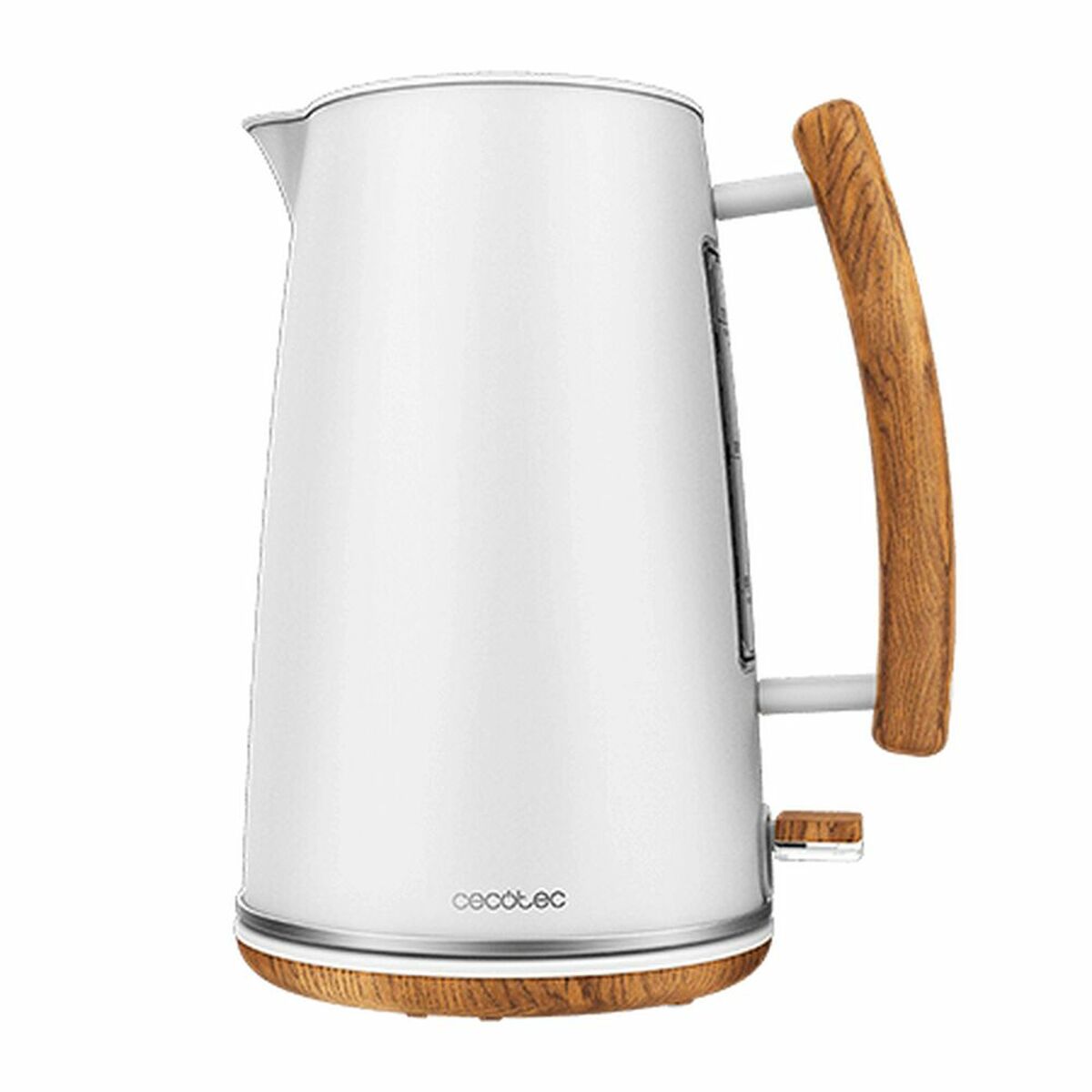 Vattenkokare Cecotec ThermoSense 400 White Woody Vit Rostfritt stål 3000 W 1,7 L
