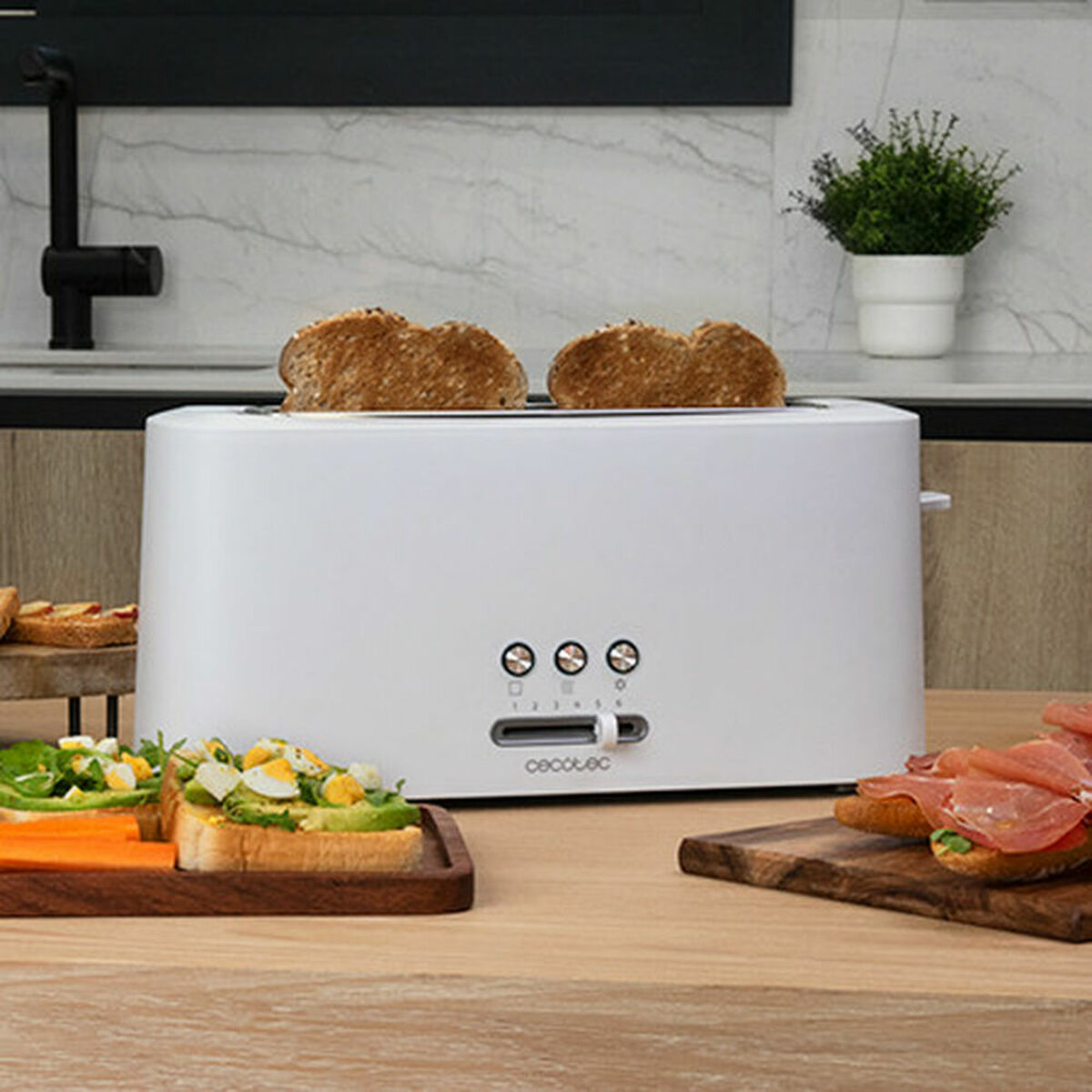 Brödrost Cecotec Toast&Taste 10000 Extra White - 2