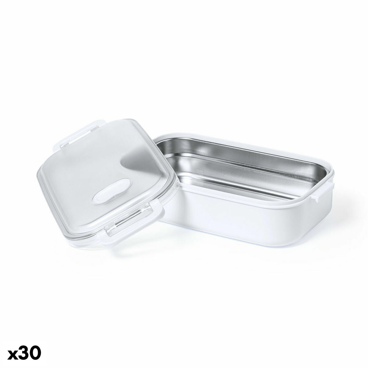 Lunchlåda 141482 Vit (500 ml) (30 antal), Färg: Vit